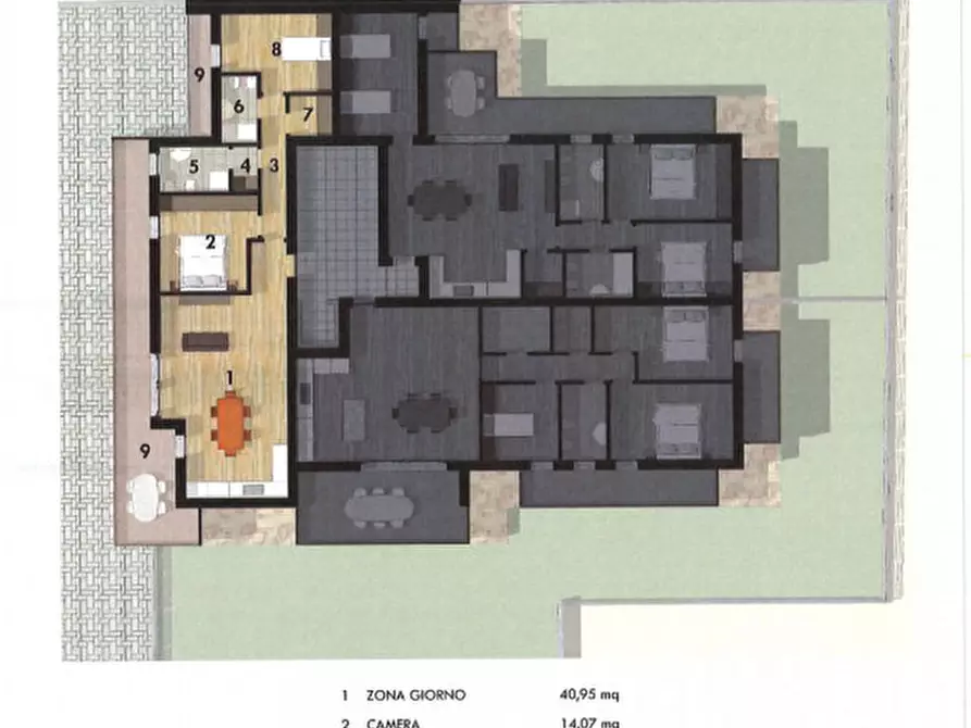 Immagine 2 di Appartamento in vendita  a Camposampiero