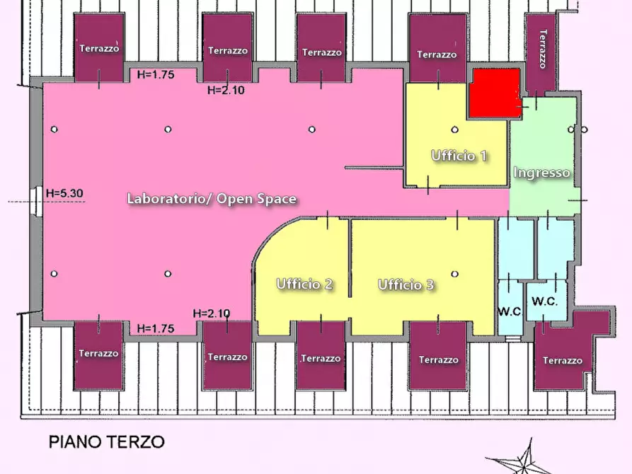 Immagine 1 di Ufficio in affitto  in Via vecchia Ferriera a Vicenza