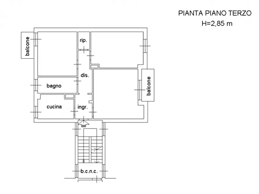 Immagine 1 di Appartamento in vendita  in Via SAN BIAGIO 1 a Codogno