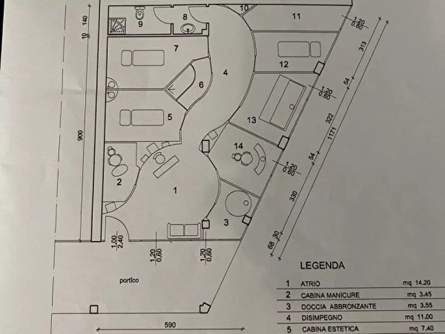 Immagine 1 di Negozio in vendita  in via roma a Veggiano