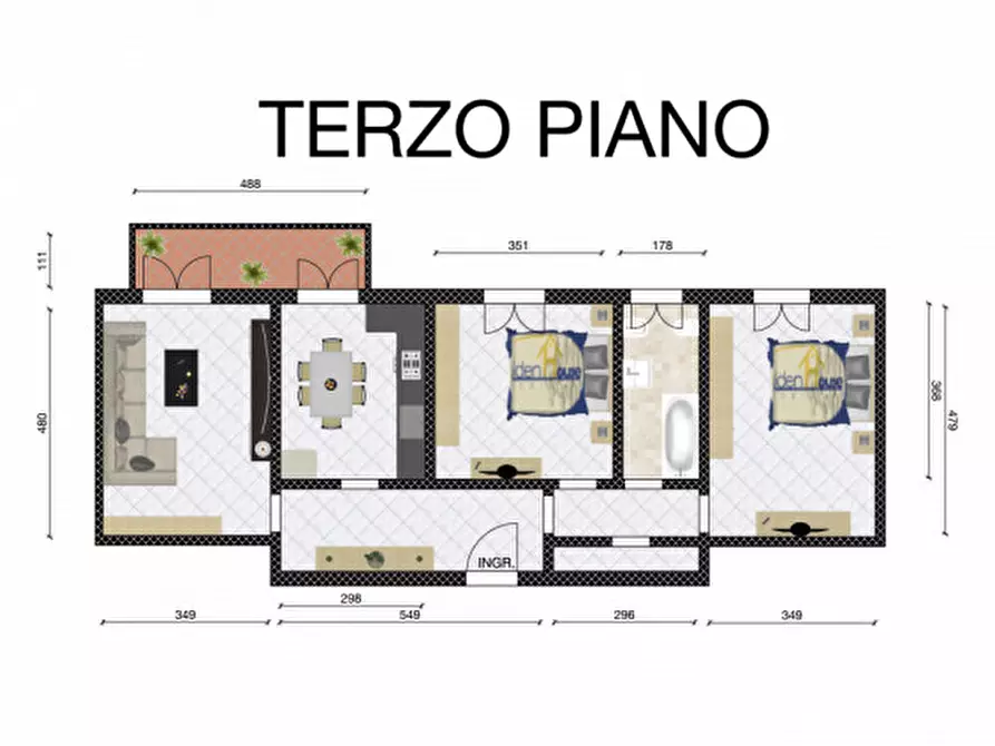 Immagine 25 di Appartamento in vendita  in Via Giuseppe Verdi 3 a Molinella