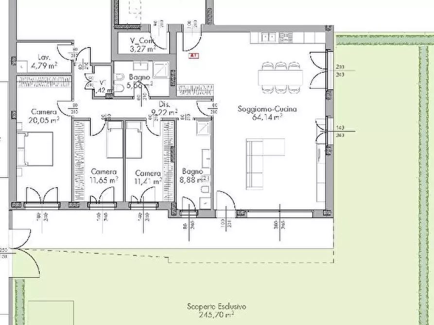 Immagine 43 di Appartamento in vendita  in via argine sinistro 25 a Dolo