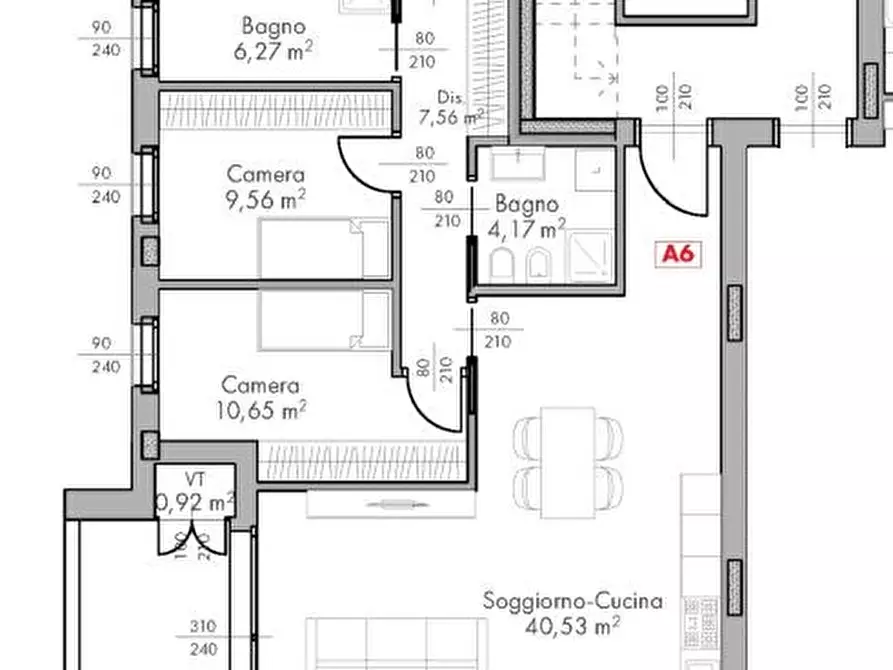 Immagine 47 di Appartamento in vendita  in via argine sinistro 25 a Dolo