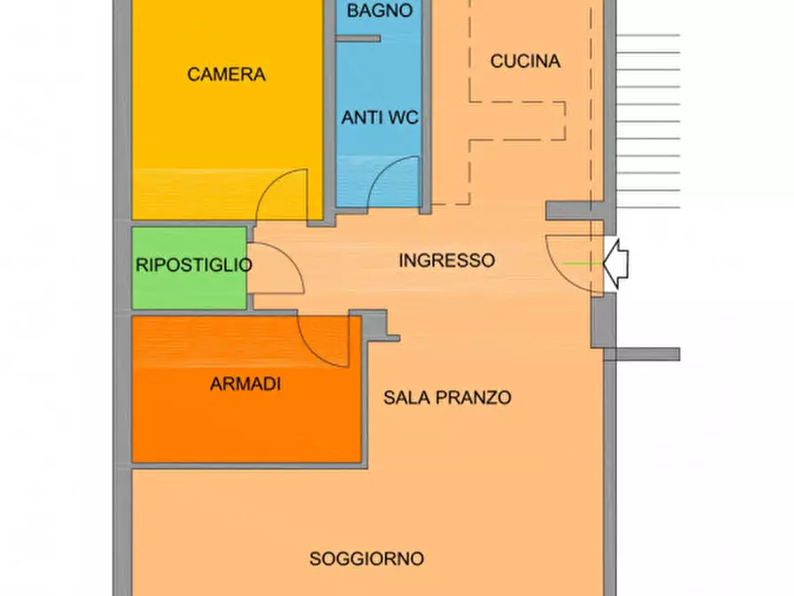 Immagine 31 di Appartamento in affitto  in Via Paesana a Torino