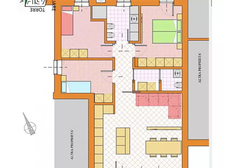 Immagine 12 di Appartamento in vendita  in Segno, via di Cort a Predaia