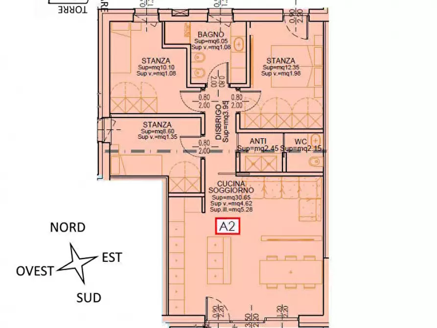 Immagine 14 di Appartamento in vendita  in Segno, via di Cort a Predaia