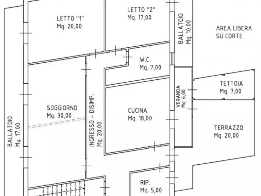 Immagine 10 di Appartamento in vendita  in Via Vincenzo Bellini, 130-132 a Misterbianco