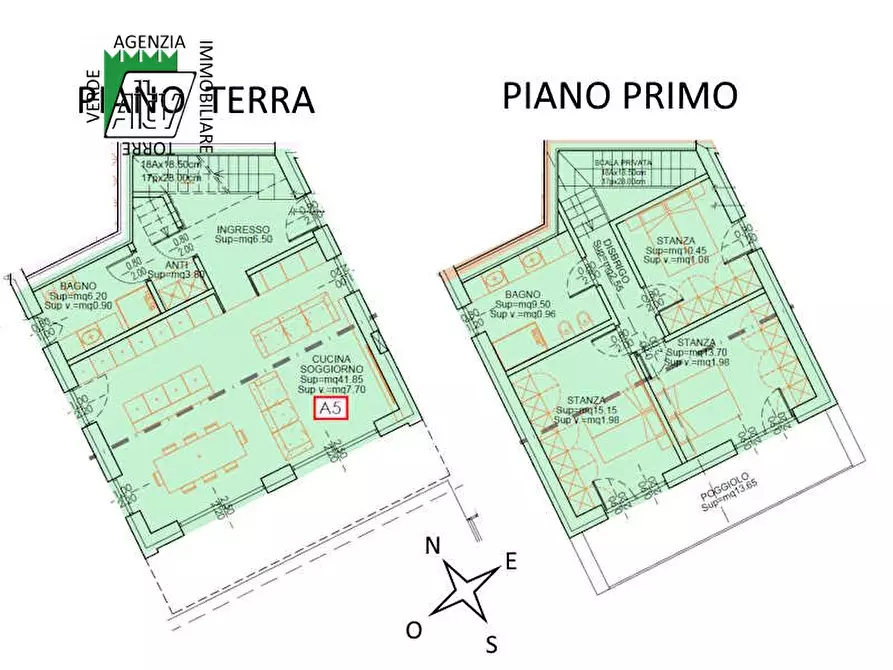 Immagine 13 di Villetta a schiera in vendita  in Segno, via di Cort a Predaia