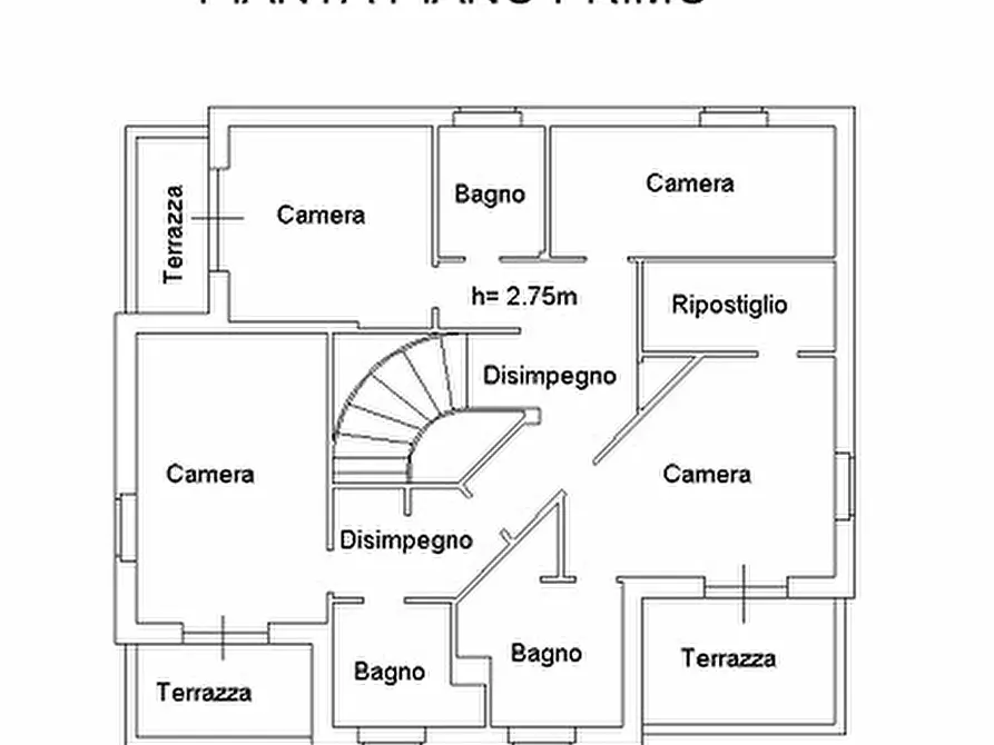 Immagine 28 di Villa in vendita  a Corciano