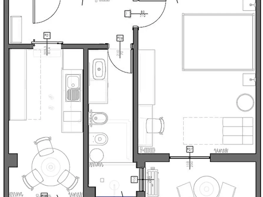 Immagine 8 di Appartamento in vendita  in VIA PRIVATA  MARTIRI  TRIESTINI 6 a Milano