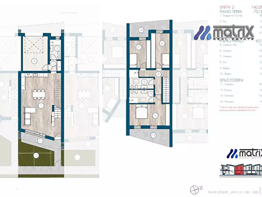 Immagine 35 di Villetta a schiera in vendita  in Via Padova 69 a Vigonovo