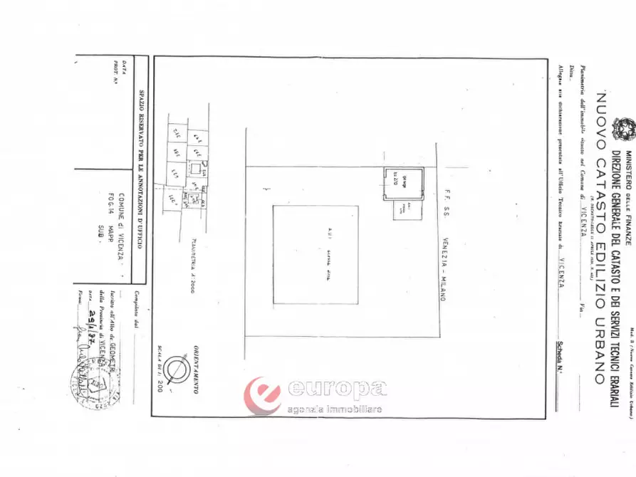 Immagine 13 di Appartamento in vendita  in Via Lazzaro Bonamico,66 a Vicenza