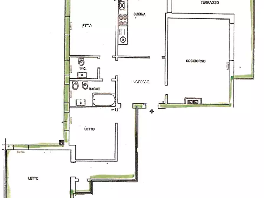 Immagine 5 di Appartamento in vendita  in via porrettana a Sasso Marconi