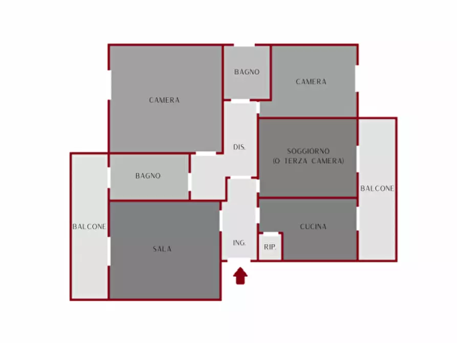 Immagine 21 di Appartamento in vendita  in Via dell'Arca a Rimini