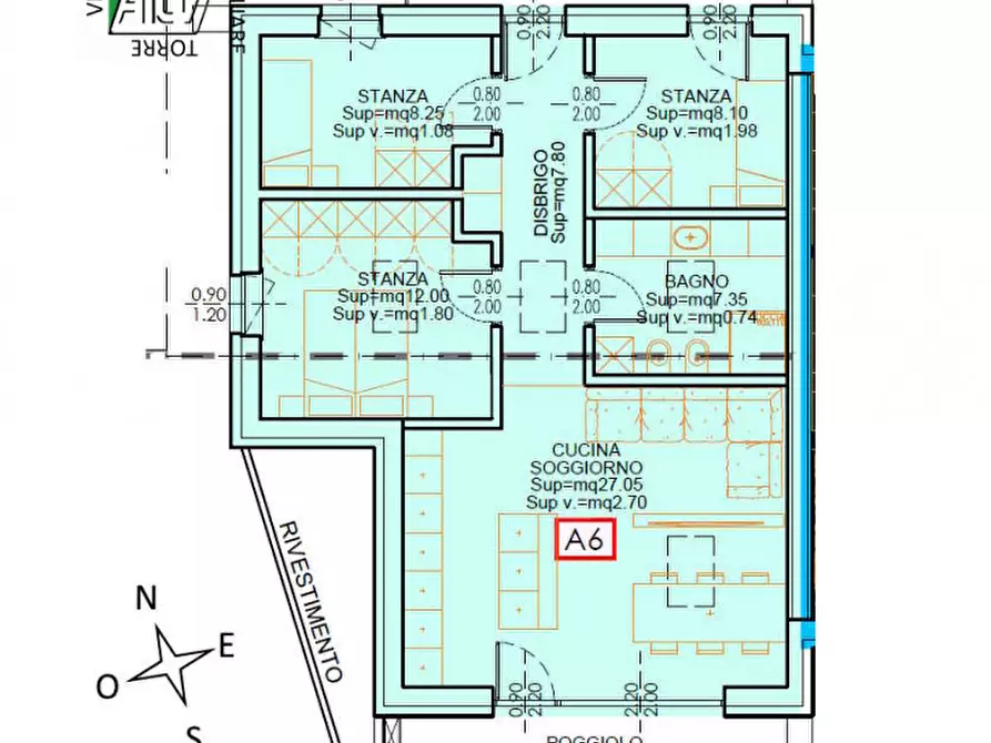 Immagine 15 di Appartamento in vendita  in Segno, via di Cort a Predaia