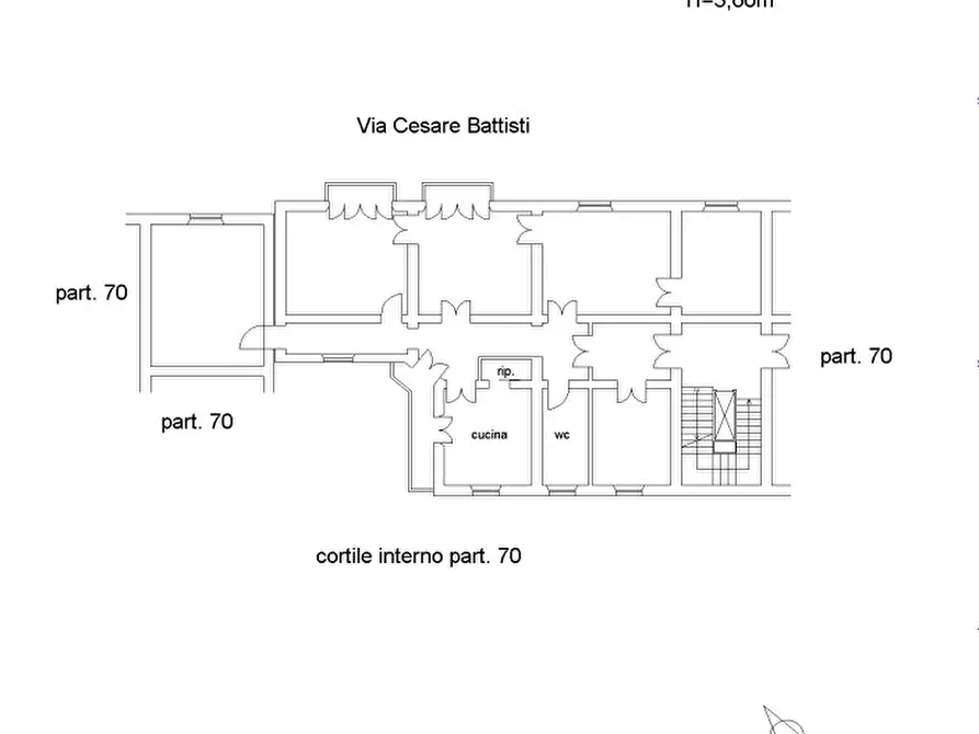 Immagine 10 di Appartamento in vendita  in Via Cesare Battisti a Reggio Di Calabria