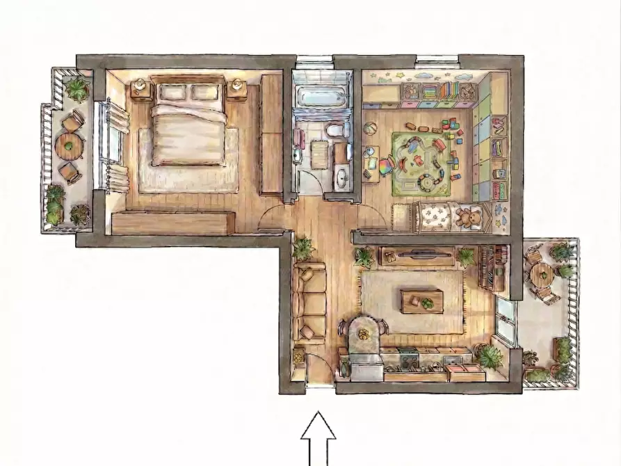 Immagine 27 di Appartamento in vendita  in via degli ortolani a Bologna