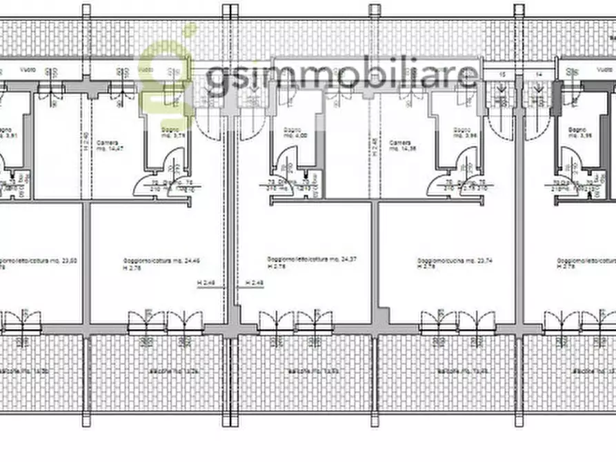 Immagine 61 di Palazzo in vendita  in VIALE ANDREIS 95 a Desenzano Del Garda