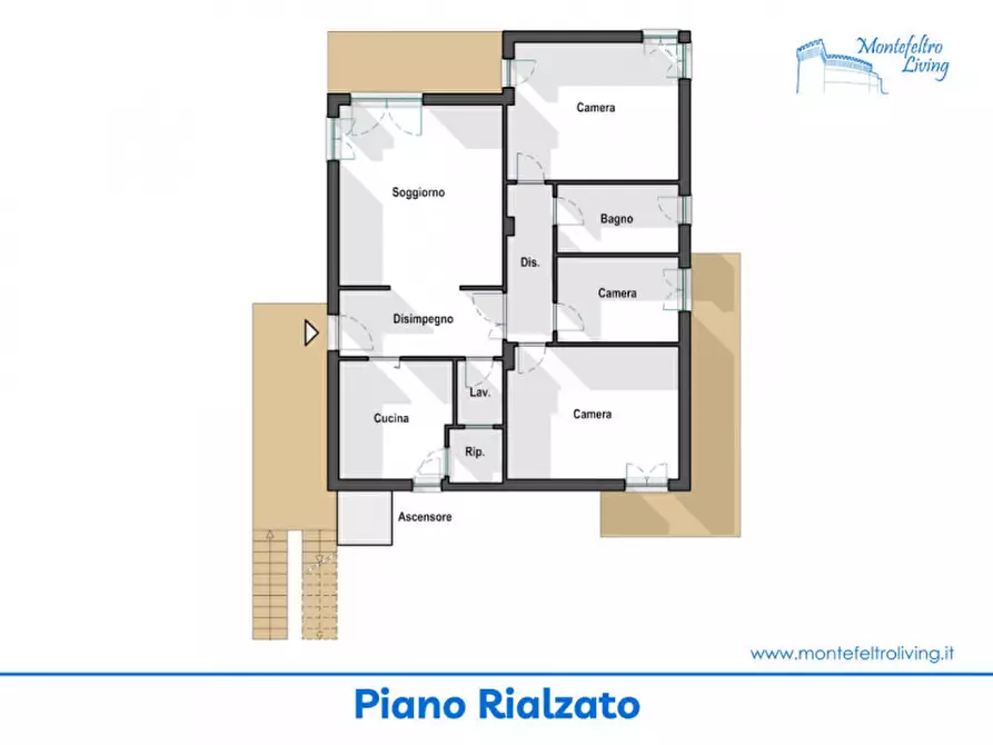 Immagine 22 di Appartamento in vendita  in Via 1° Maggio a Piandimeleto