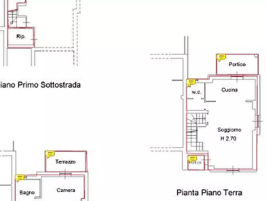 Immagine 24 di Villetta a schiera in vendita  in viale garibaldi a Città Della Pieve