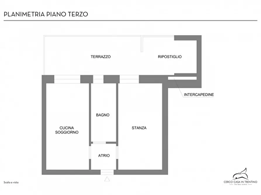 Immagine 11 di Appartamento in vendita  in Via dei Muredei 68 a Trento