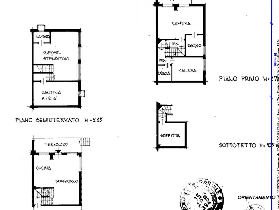 Immagine 43 di Villetta a schiera in vendita  in via gemona,41 a Padova