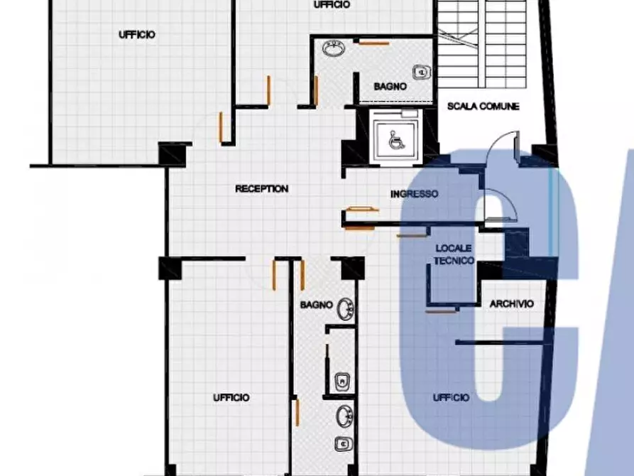 Immagine 22 di Ufficio in affitto  in VIA SCHIEVANO ENRICO a Milano