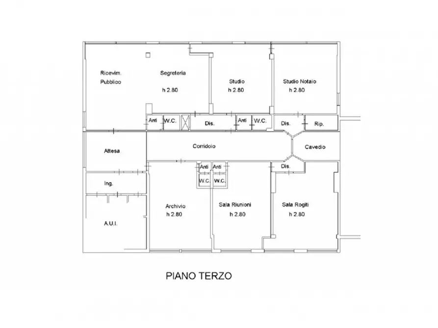 Immagine 3 di Ufficio in vendita  in Galleria Isei, 6, 47521 Cesena FC, Italia a Cesena