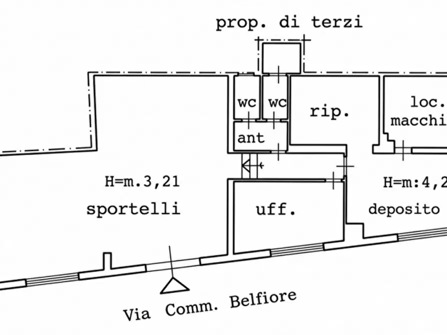 Immagine 7 di Ufficio in vendita  in Via Francesco Belfiore, 68, 96015 Francofonte SR, Italia a Francofonte