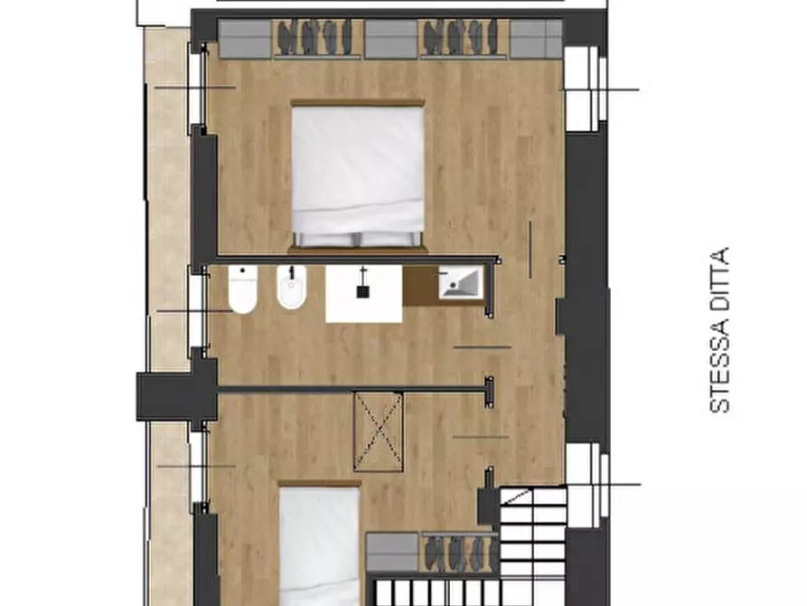 Immagine 21 di Villetta a schiera in vendita  in Strada del Villaretto 174 a Torino