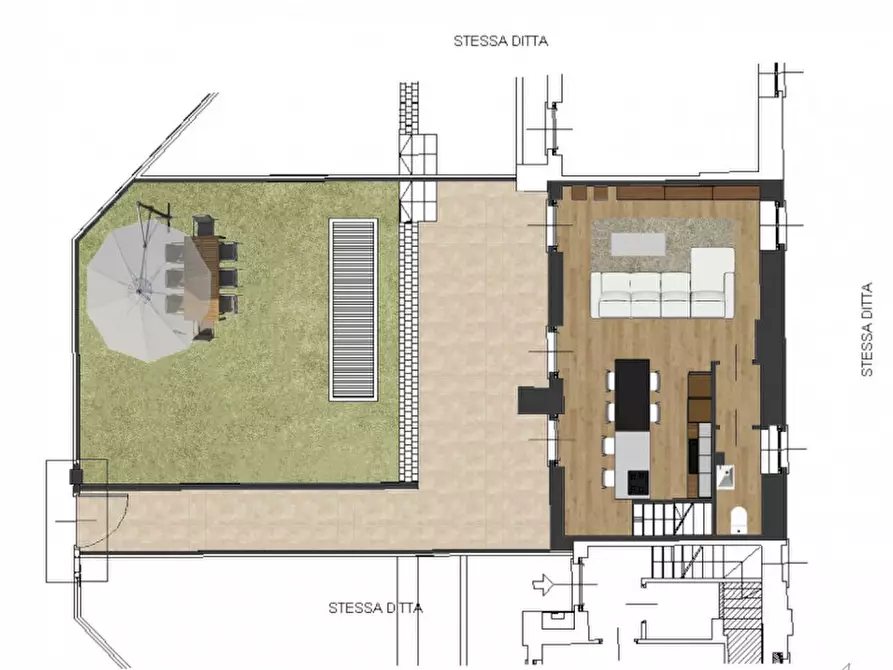 Immagine 38 di Villetta a schiera in vendita  in Strada del Villaretto 174 a Torino