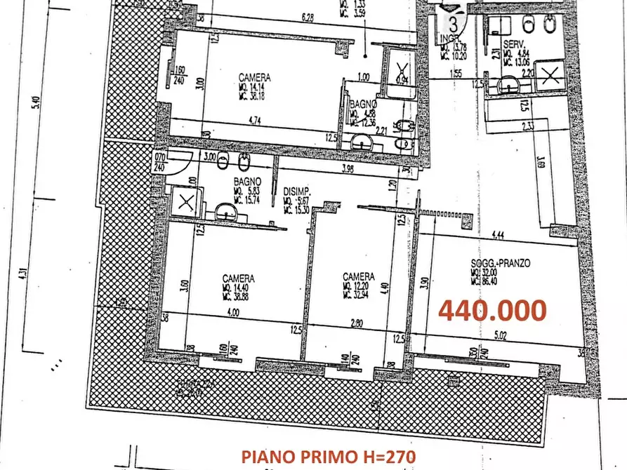 Immagine 36 di Appartamento in vendita  in Via Campagnola a Padova