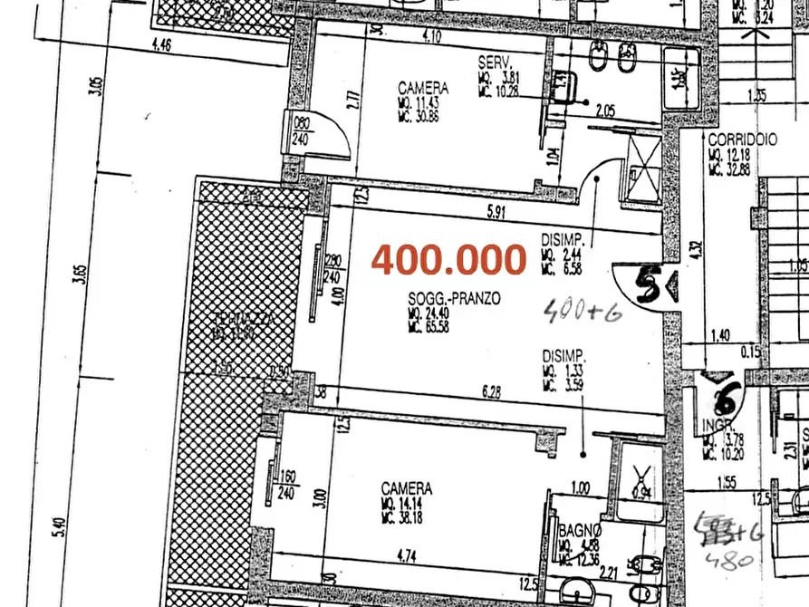 Immagine 51 di Appartamento in vendita  in Via Campagnola a Padova