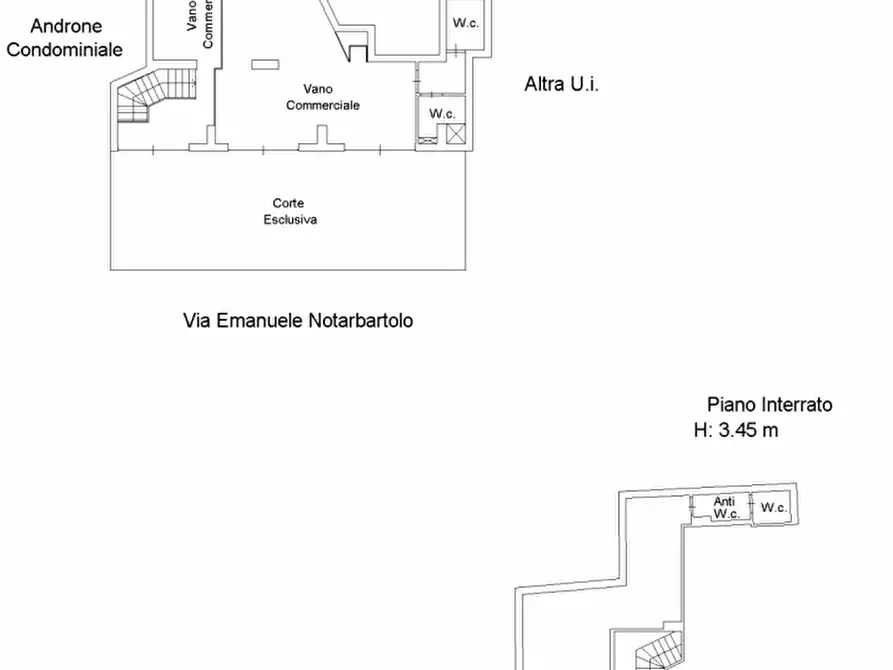 Immagine 29 di Attività commerciale in vendita  in Via Emanuele Notarbartolo 1E a Palermo