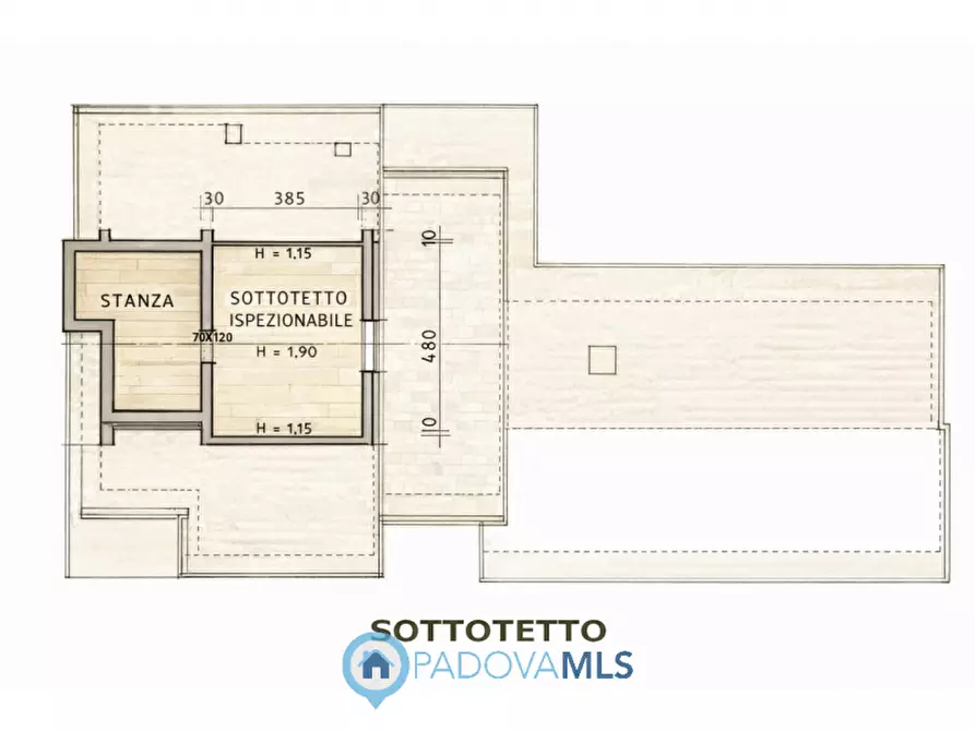 Immagine 42 di Villa in vendita  in VIA GIACOMELLI a Padova