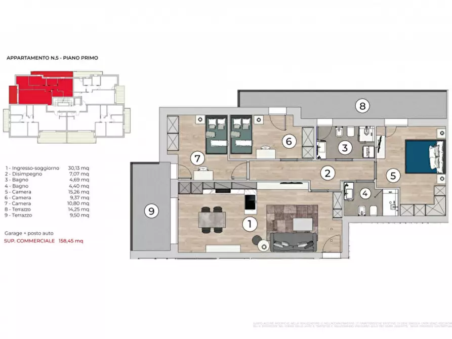 Immagine 17 di Appartamento in vendita  in Via Bernardo Trevisan a Padova