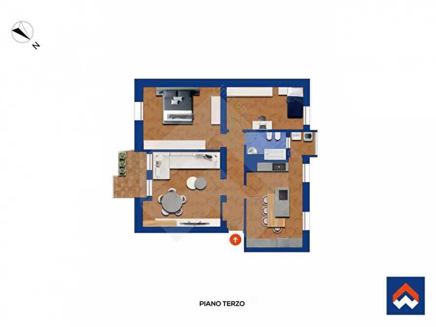 Immagine 2 di Appartamento in vendita  in Viale Antonio Gramsci, 16 a Andria