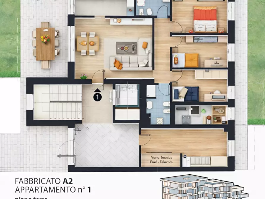 Immagine 8 di Appartamento in vendita  in VIA ZUCCHI a San Lazzaro Di Savena