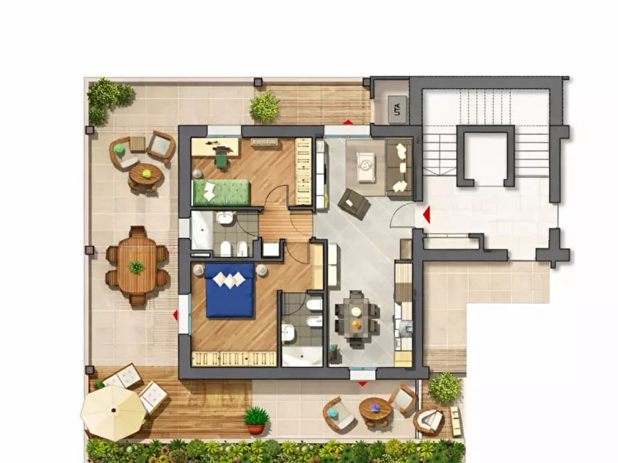 Immagine 7 di Appartamento in vendita  in Via Commenda a San Lazzaro Di Savena