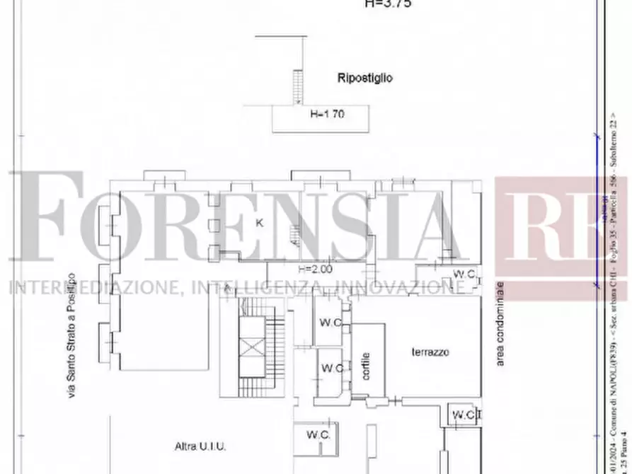 Immagine 29 di Appartamento in vendita  in Via Santo Strato 25 a Napoli