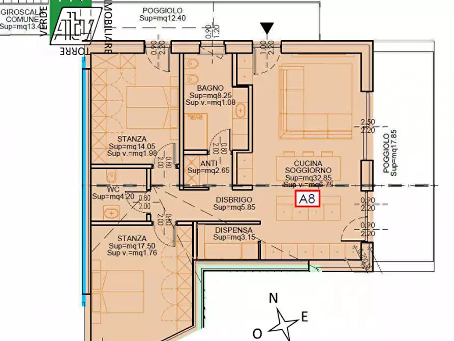 Immagine 10 di Appartamento in vendita  in Segno, via di Cort a Predaia