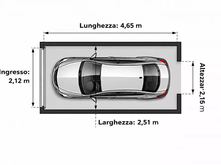 Immagine 1 di Garage in vendita  in via dei bombardi 10 a Verona