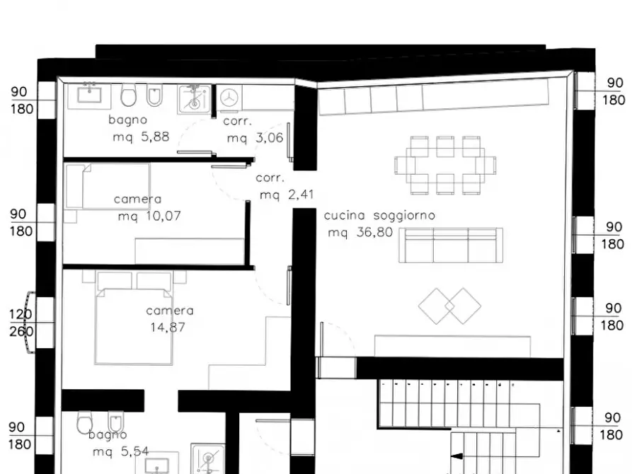 Immagine 7 di Appartamento in vendita  in Via Pieve a Montecchio Maggiore
