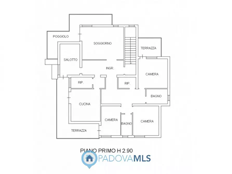 Immagine 14 di Casa bifamiliare in vendita  in Via San Tommaso a Albignasego