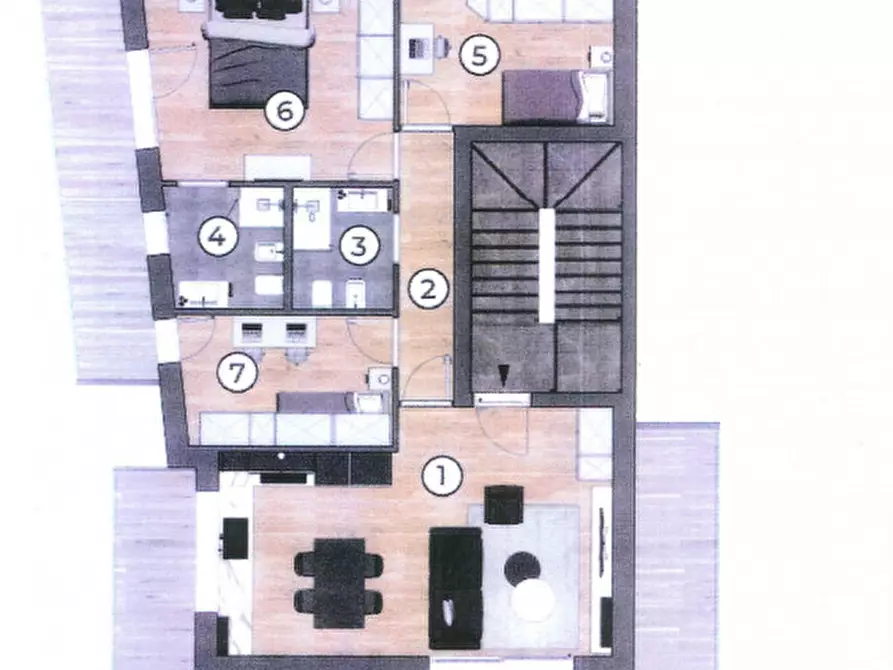 Immagine 11 di Attico in vendita  in Via Sandro Pertini a Rubano