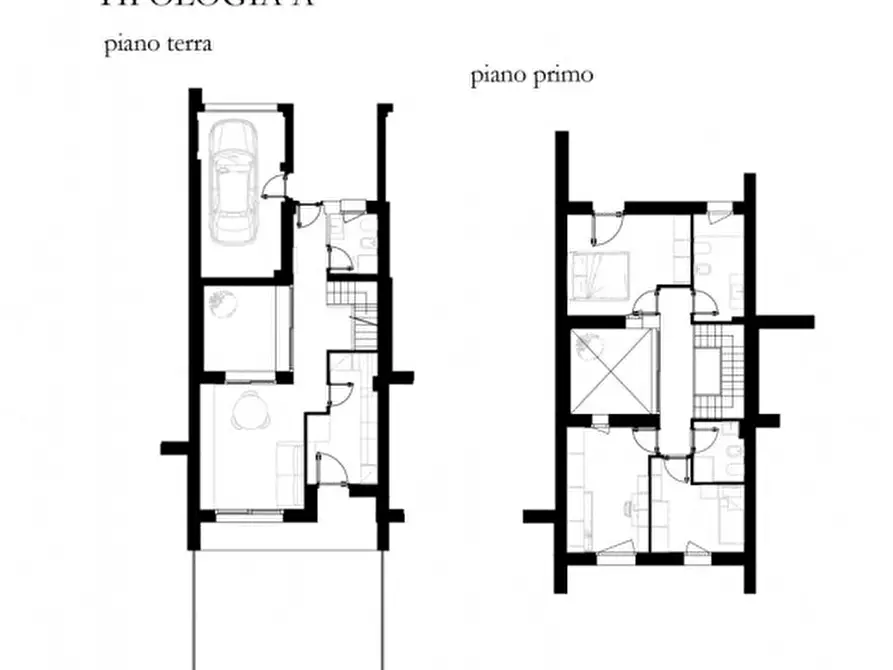 Immagine 3 di Villetta a schiera in vendita  in Via Elio Bragaglia a Bologna