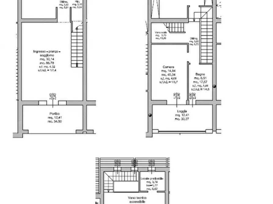 Immagine 11 di Villetta a schiera in vendita  in Via Noalese 97 a Santa Maria Di Sala