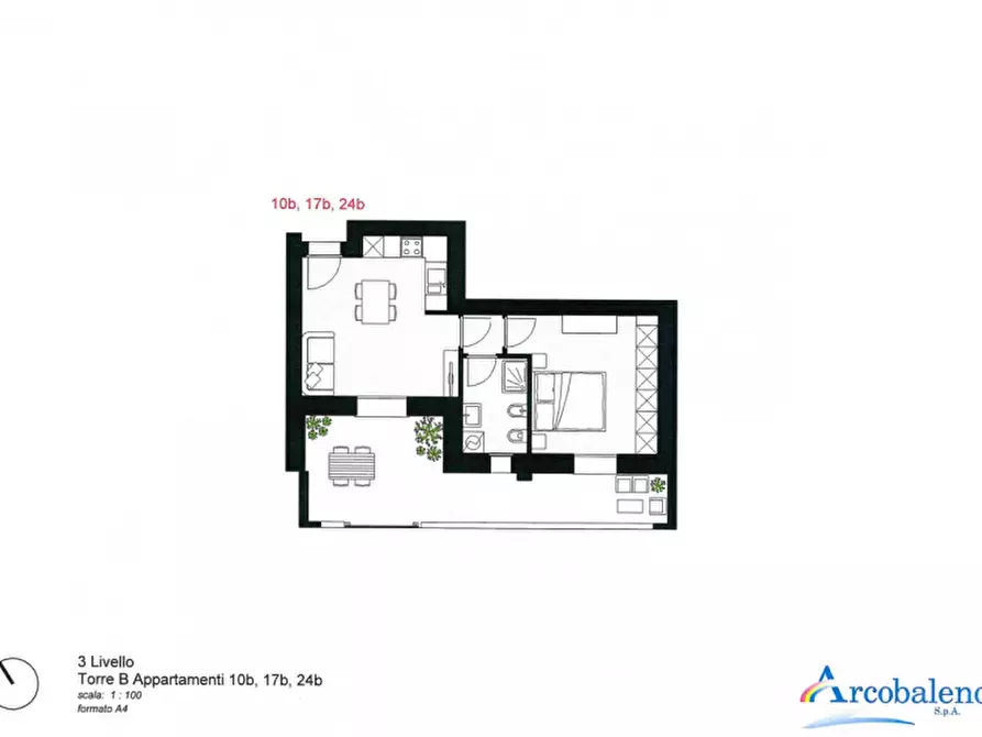 Immagine 11 di Appartamento in vendita  in Via Umberto Terracini a Bologna