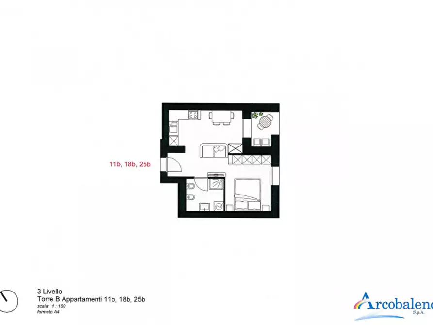 Immagine 11 di Appartamento in vendita  in Via Umberto Terracini a Bologna