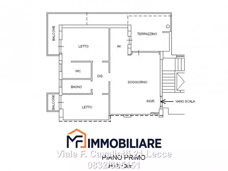 Immagine 19 di Appartamento in vendita  in Via Gino De Sanctis n.252 a Lecce